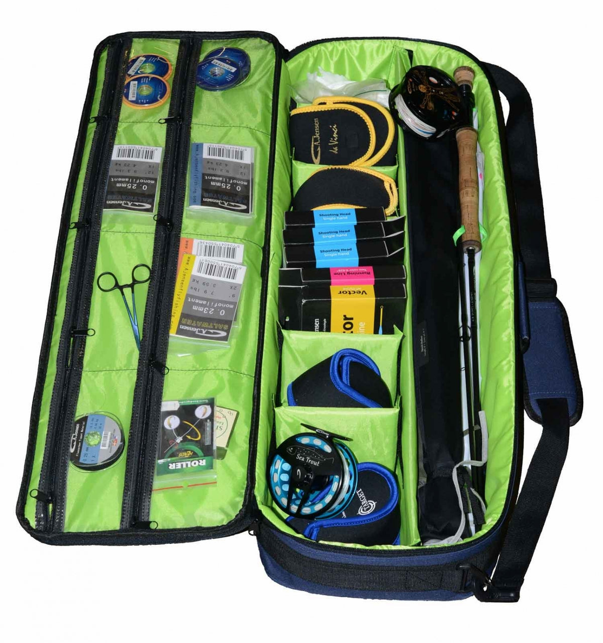 A. Jensen Rod N' Reel Bag Small Op til 9' 4-Delt