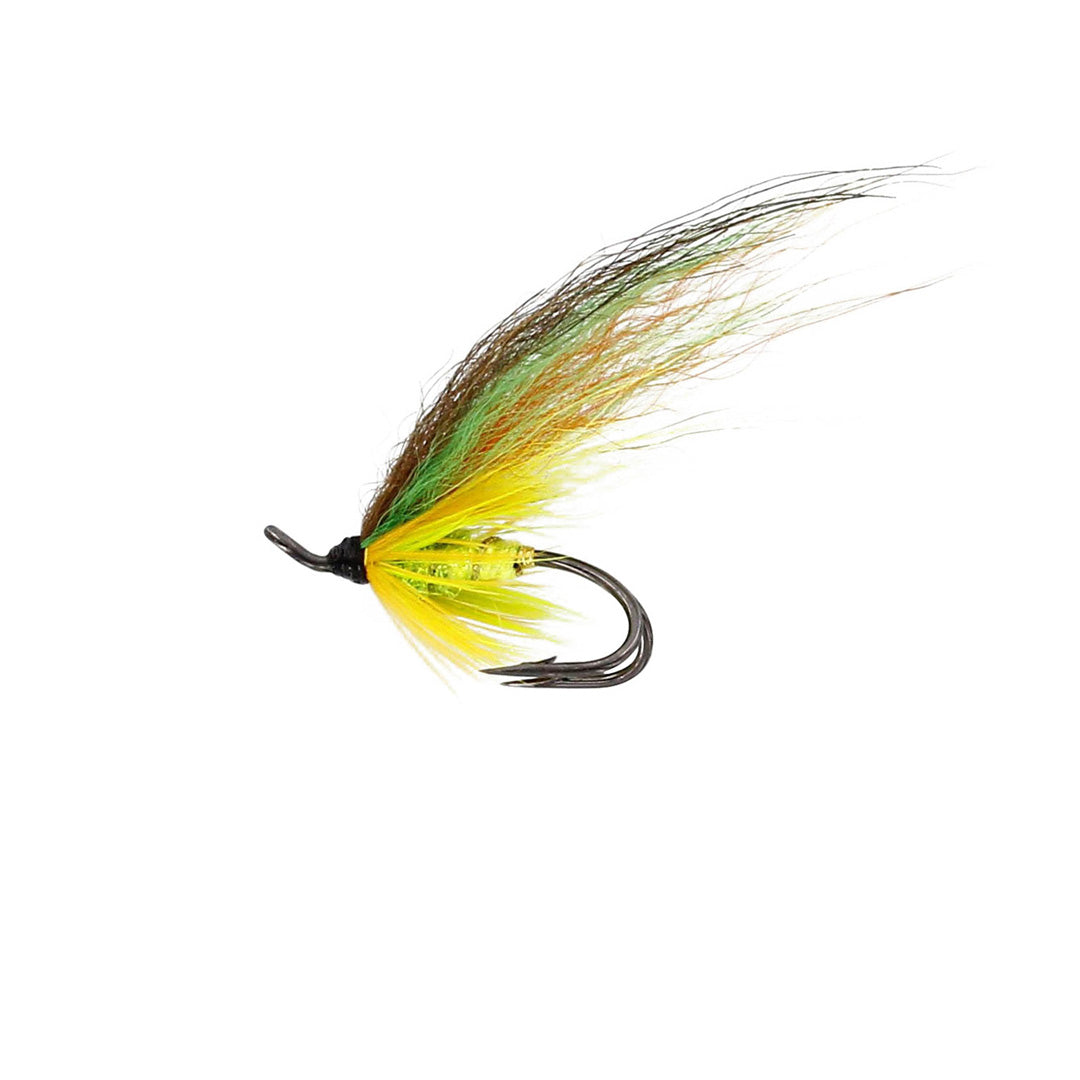 Unique Flies Green Highlander Variant Double #6 2-Pack