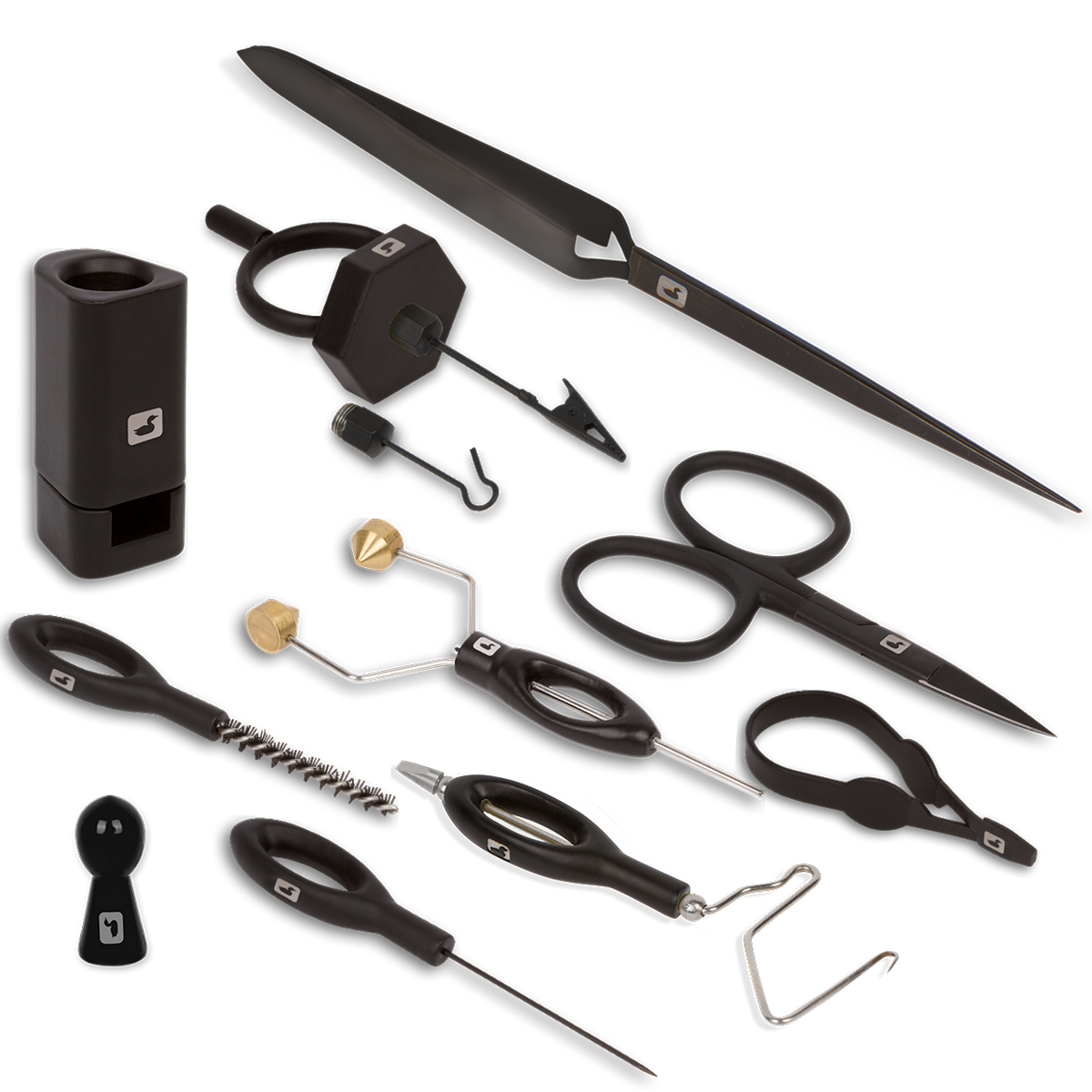 Loon Complete Fly Tying Tool Kit - Black
