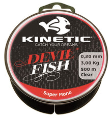 Kinetic Devilfish Super Mono Clear 0,35mm 440m Nylonline