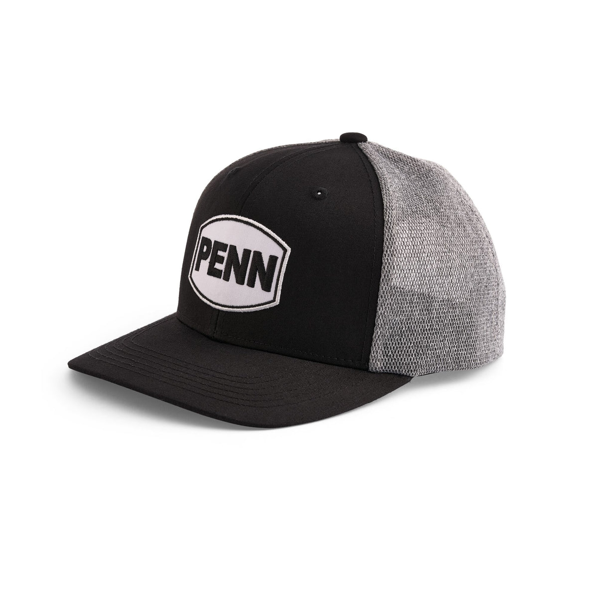 PENN Trucker Cap â€“ PENN_BlackGrayHeatherTruckerHat_alt2.jpg