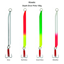 Farveoversigt – Kinetic Depth Diver Pirke 150g