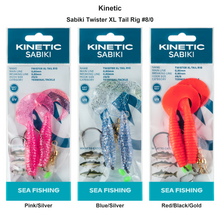 Farveoversigt – Kinetic Sabiki Twister XL Tail Rig #8/0