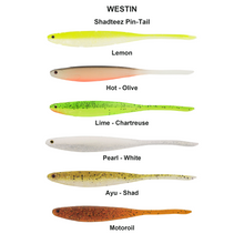 Farveoversigt – Shadteez Pin-Tail