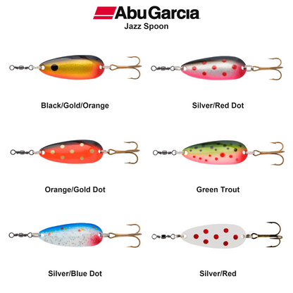 Farveoversigt – Abu Garcia Jazz Spoon