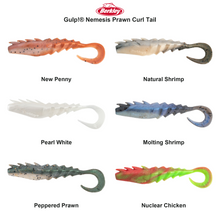 Farveoversigt – Berkley Gulp!® Nemesis Prawn Curl Tail