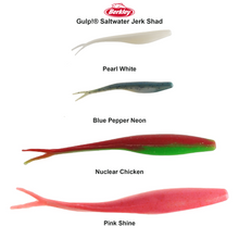 Farveoversigt – Berkley Gulp!® Saltwater Jerk Shad