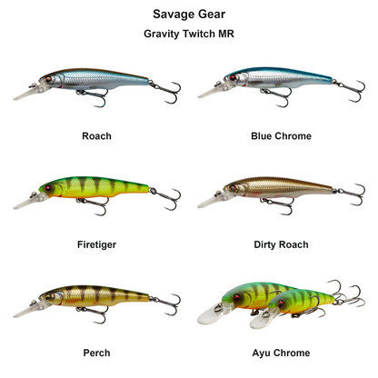Farveoversigt – Savage Gear Gravity Twitch MR