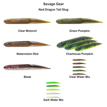Farveoversigt – Savage Gear Ned Dragon Tail Slug