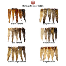 Farveoversigt – Whiting Heritage Rooster Saddle