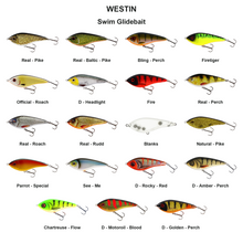 Farveoversigt – Swim Glidebait
