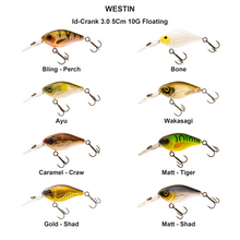 Farveoversigt – Id-Crank 3.0 5Cm 10G Floating