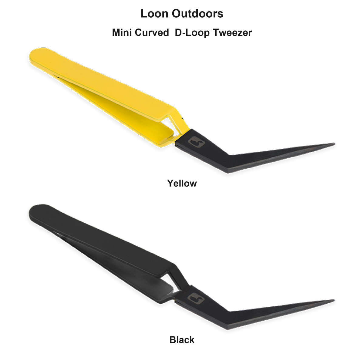 Farveoversigt – Loon Outdoors Mini Curved  D-Loop Tweezer