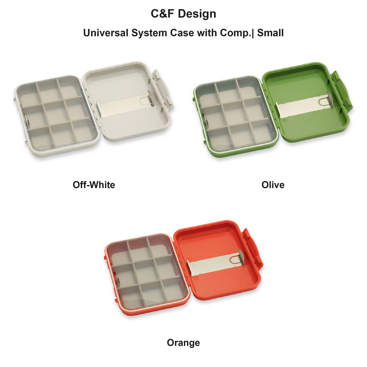 Farveoversigt – C&F Design Universal System Case with Comp.| Small