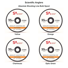 Farveoversigt – Scientific Anglers Absolute Shooting Line Bulk Spool