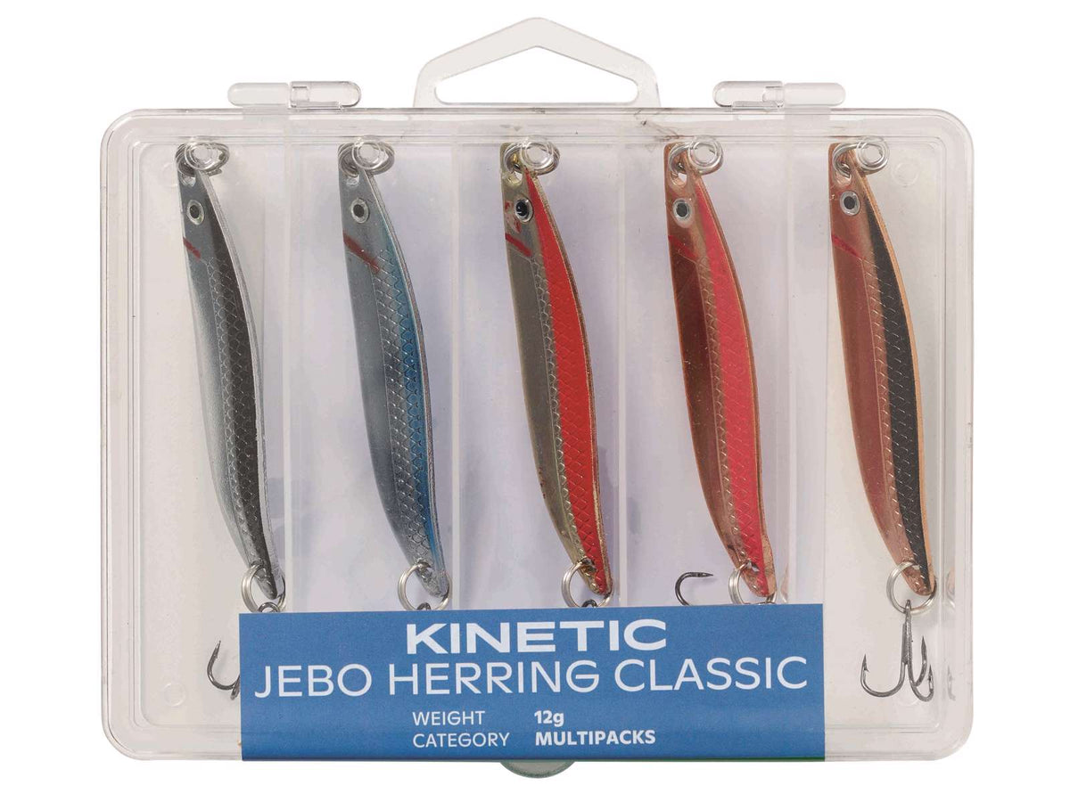 Kinetic Jebo Herring Classic Sortiment på 5 stk.