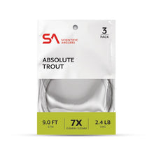 Scientific Anglers Absolute Trout Leader 9' 3-PK – 3-pk – 9' Leader â€“ product_1_35081.jpg